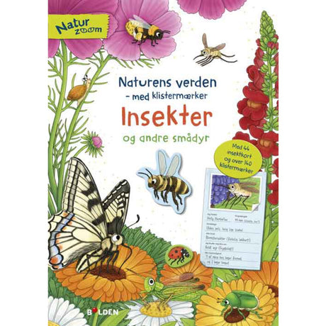 Forlaget Bolden Naturens Verden With Klistermærker Insekter