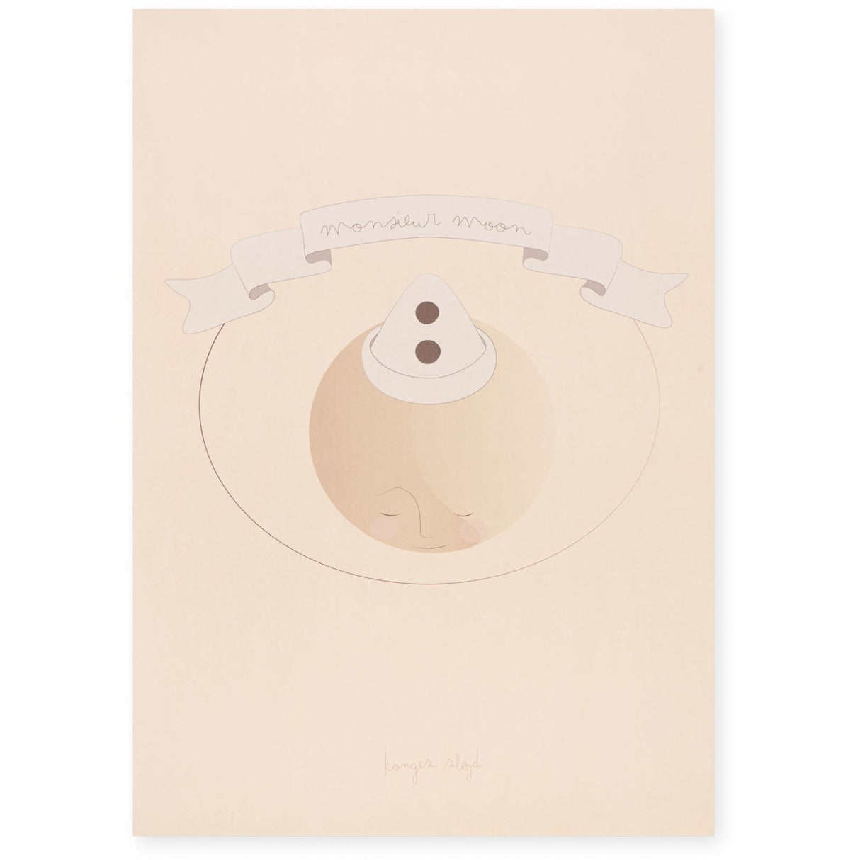 Konges Sløjd Monsieur Moon Poster