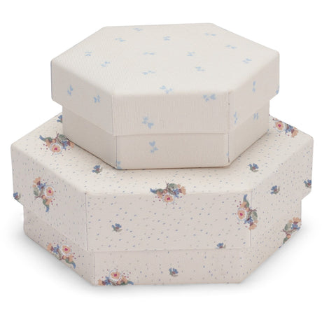 Konges Sløjd Flower Bouquet /Petit Bisou Blue Padded Box Set