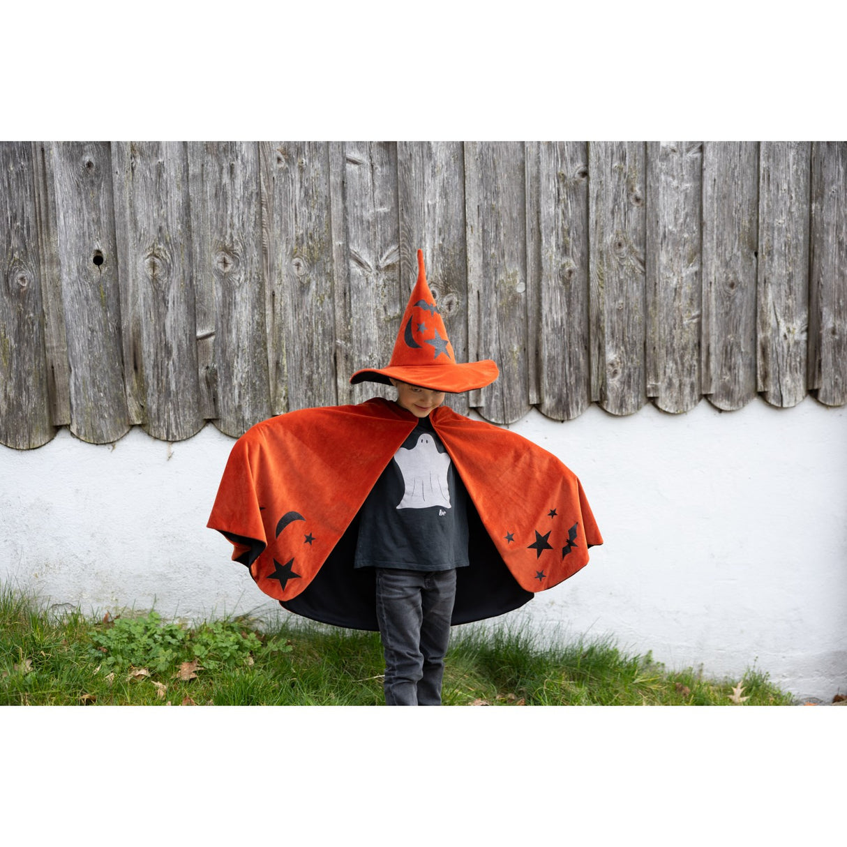 Great Pretenders Autum Embers Wizard Cape With Hat