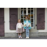 Great Pretenders The 5th Avenue Paillette Cape, Gold/Light Pink