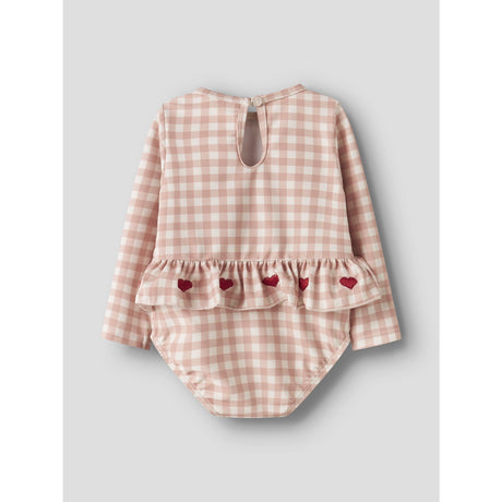Lil'Atelier Misty Rose Nbffinley Ls Swimsuit Lil
