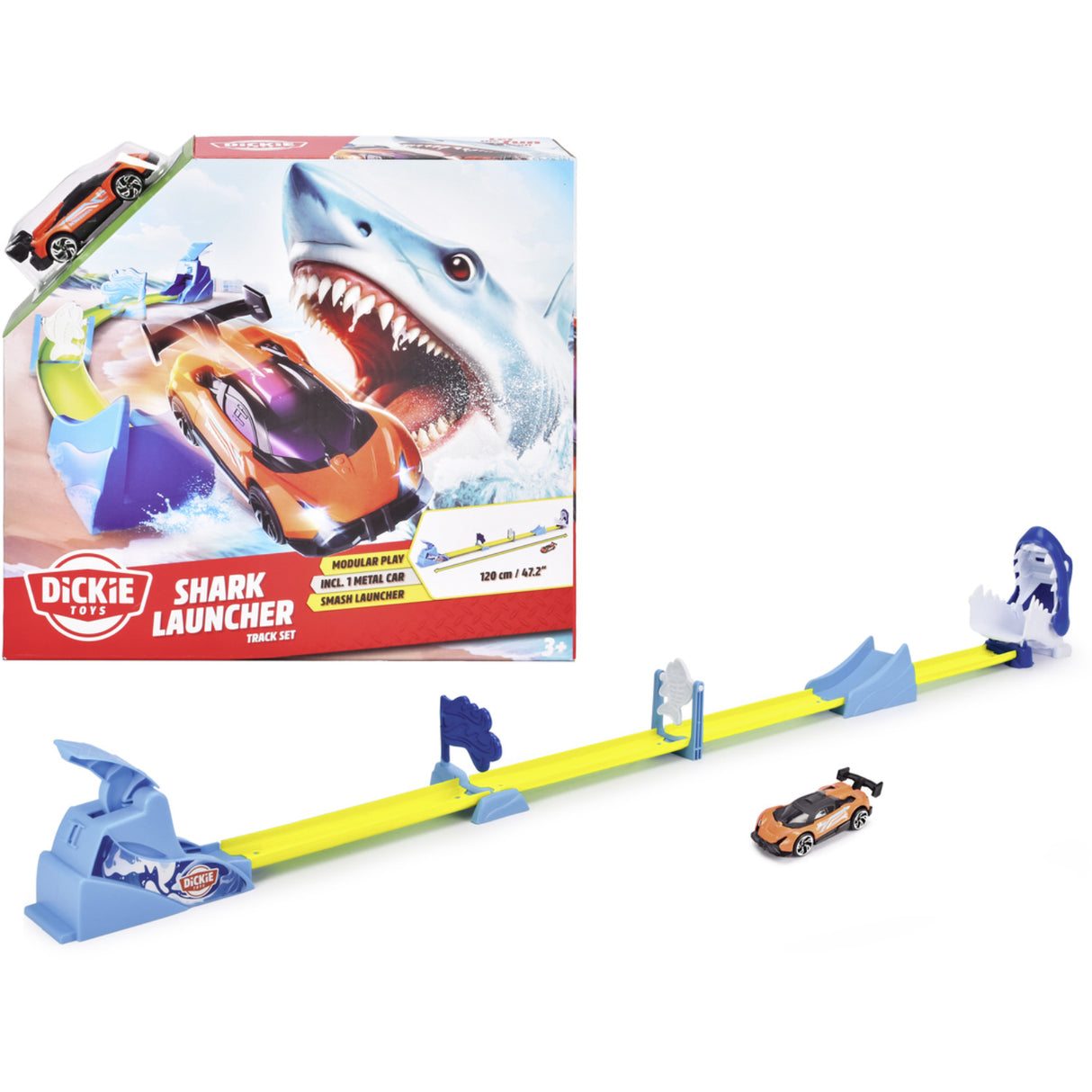 Dickie Toys Shark Launcher Track Set
