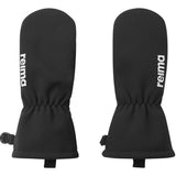 Reima Black Osaten Black Softhell Mittens