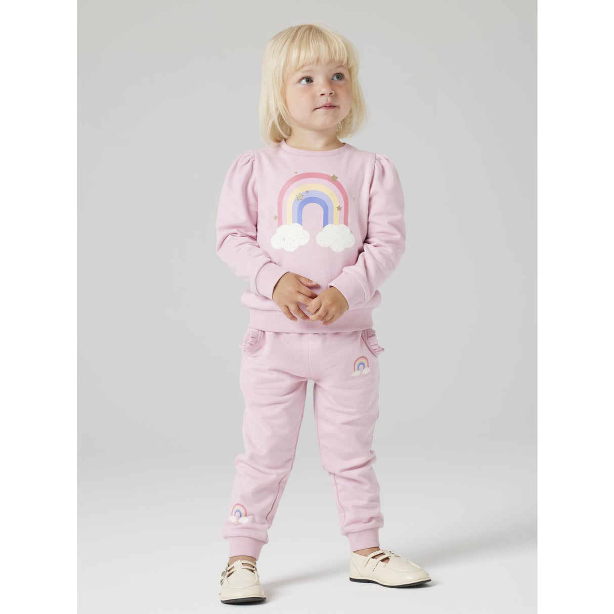 Name It Cameo Pink Nmflina Ls Swe Bru