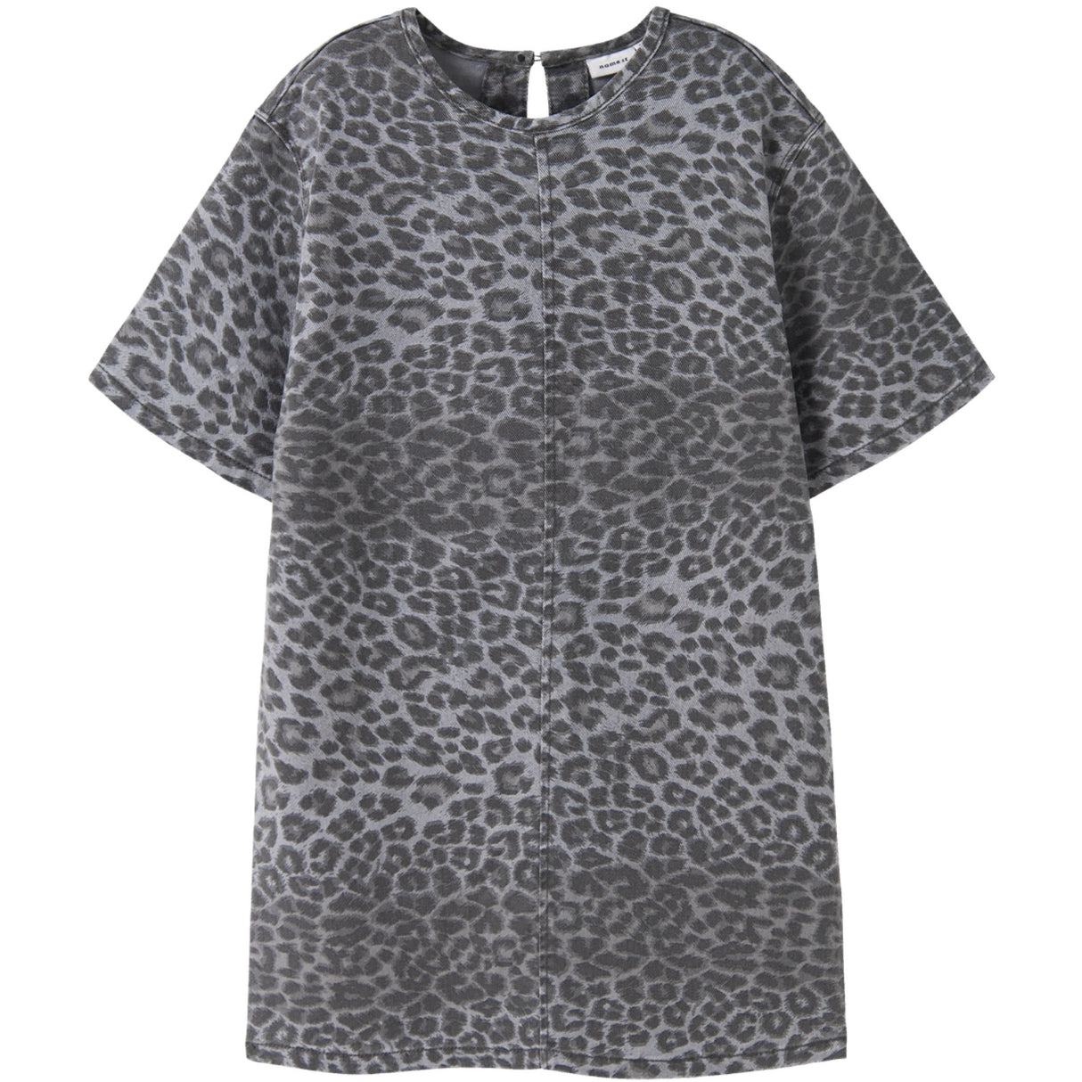 Name It Night Owl Grey Leopard Nkfleo Twill Dress 4002-Td T