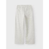 Name It Light Grey Melange Nkfkarrie Wide Sweat Pants Unb
