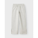 Name It Light Grey Melange Nkfkarrie Wide Sweat Pants Unb