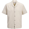Jack & Jones Junior Moonbeam Jjglobal Waffle Resort Shirt Ss Jnr