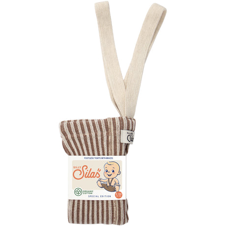 Silly Silas Granola X Cream Striped Special Footless Tights