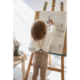 Silly Silas Granola X Cream Striped Special Footless Tights