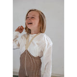 Silly Silas Granola X Cream Striped Special Footless Tights