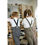 Silly Silas Black X White Checked Special Footless Tights