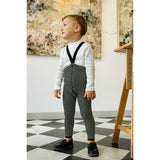 Silly Silas Black X White Checked Special Footless Tights