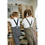 Silly Silas Black X White Checked Special Footless Tights