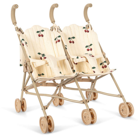 Konges Sløjd Ma Grande Cerise Twin Doll Stroller