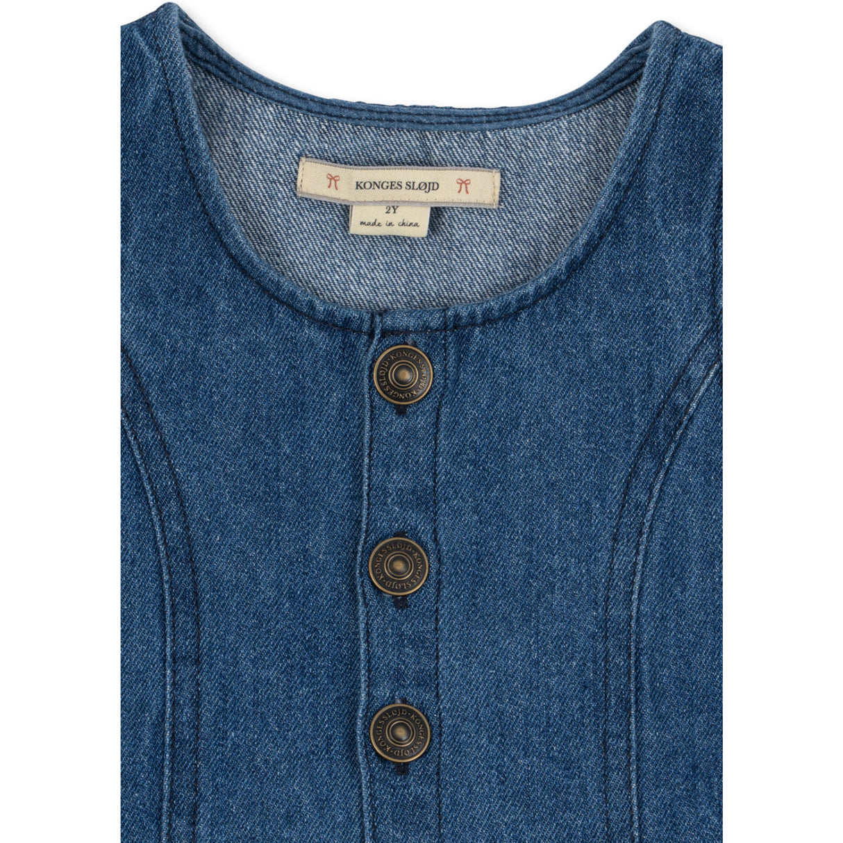 Konges Sløjd Denim Blue Elba Dress Gots