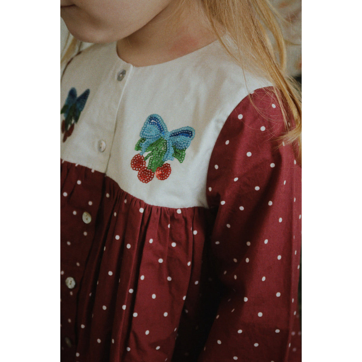 Konges Sløjd Cabernet Dot Muna Dress Gots