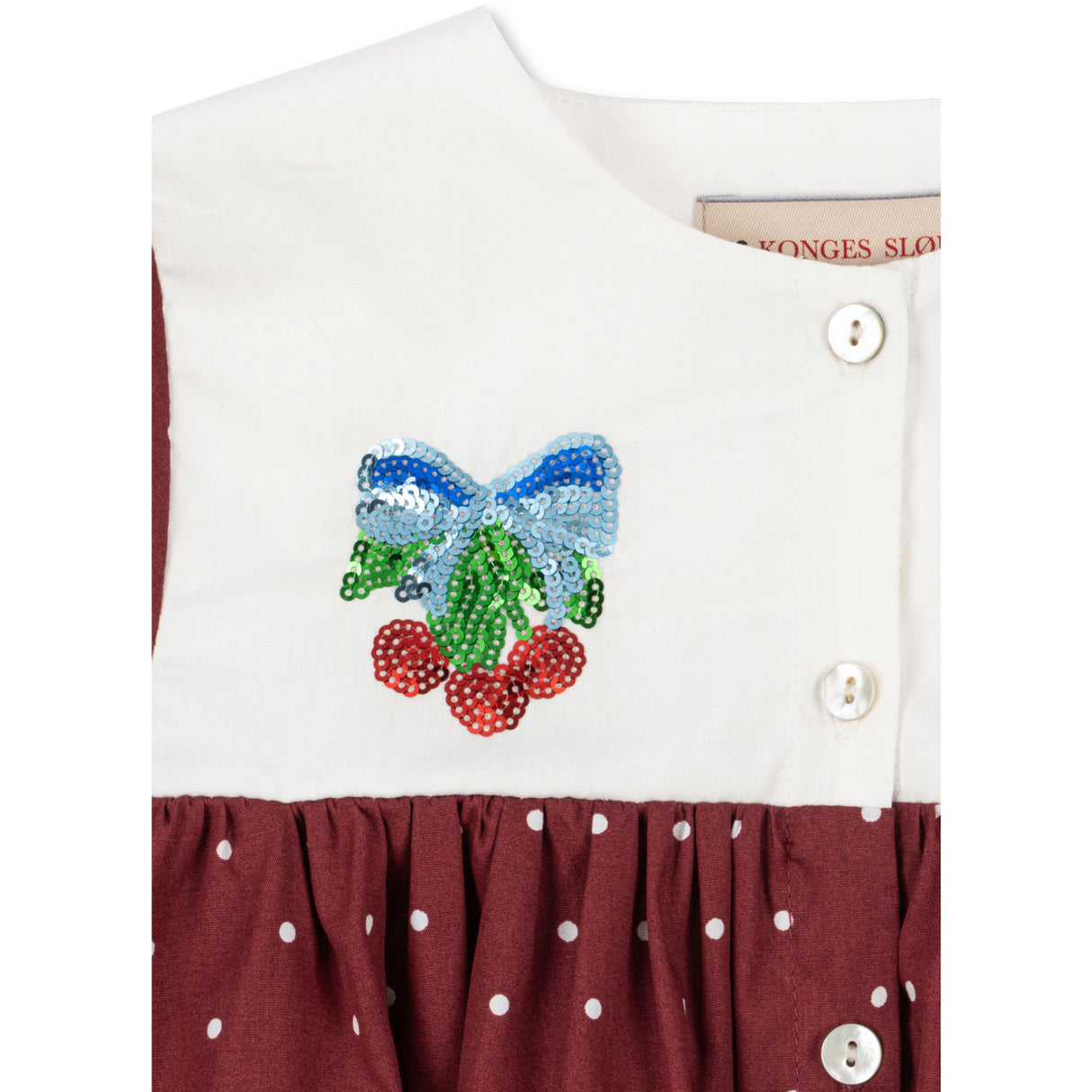 Konges Sløjd Cabernet Dot Muna Dress Gots