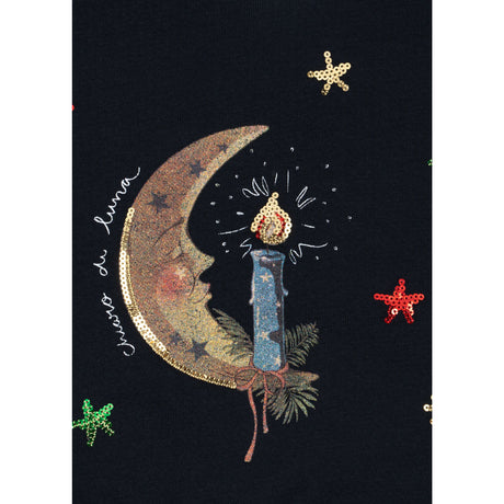 Konges Sløjd Dark Navy Loupy Lou Sweat Shirt Ocs