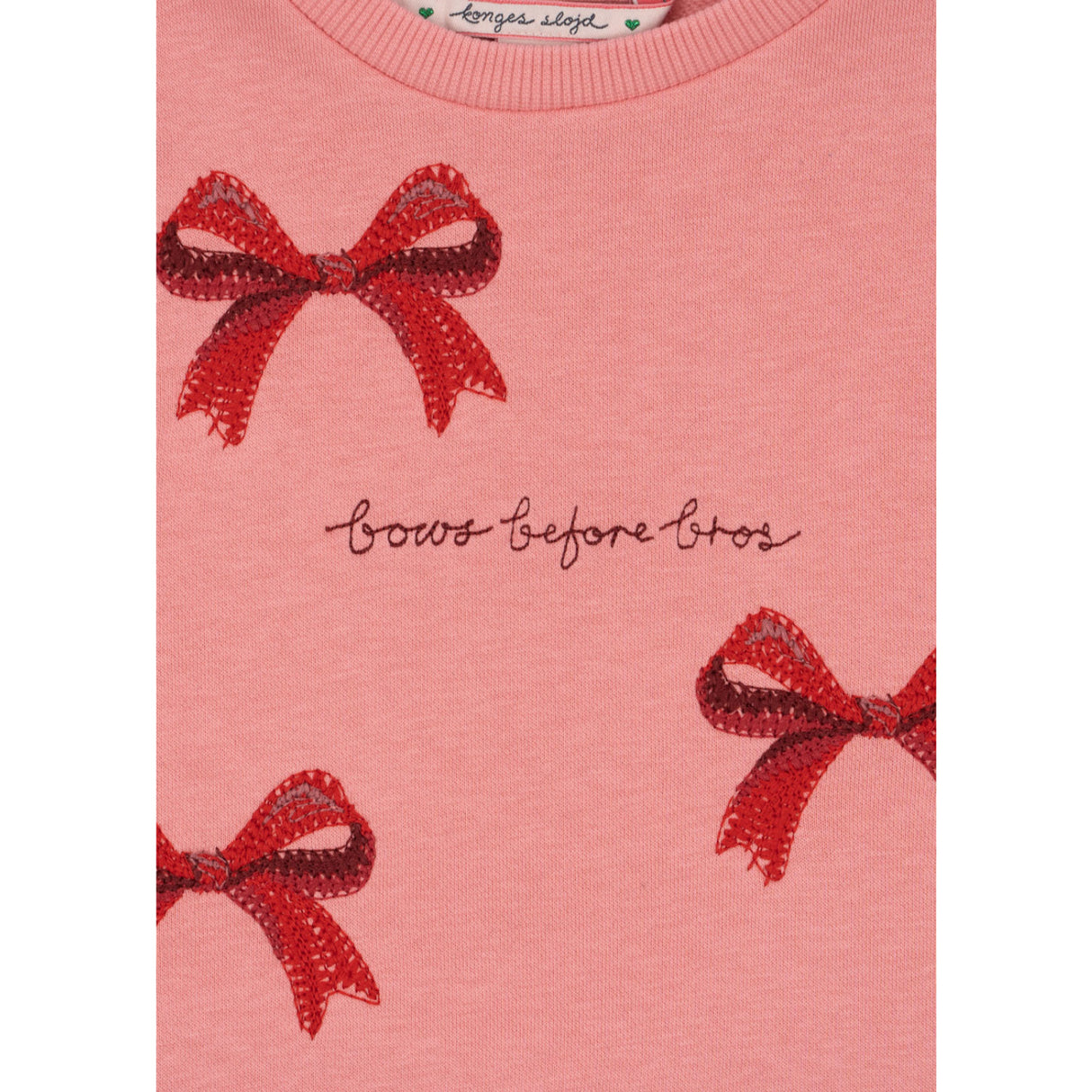 Konges Sløjd Strawberry Ice Lou Bow Sweat Dress Ocs