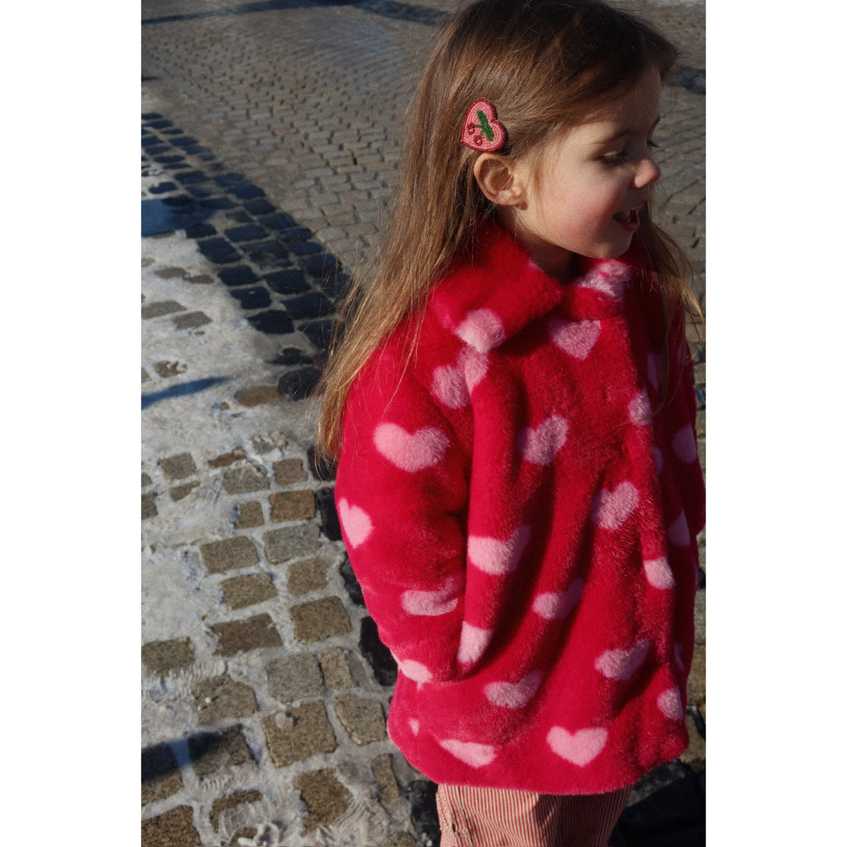 Konges Sløjd Amour Jazzy Fuzzie Coat Grs