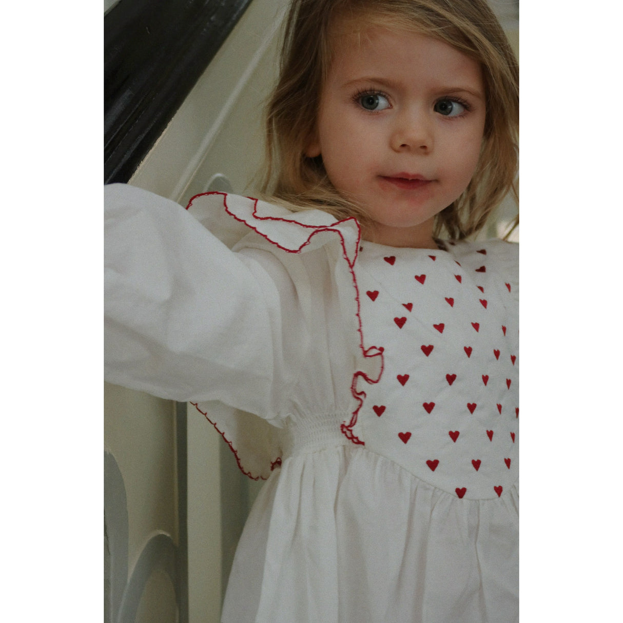 Konges Sløjd Pure White Coeur Dress Gots