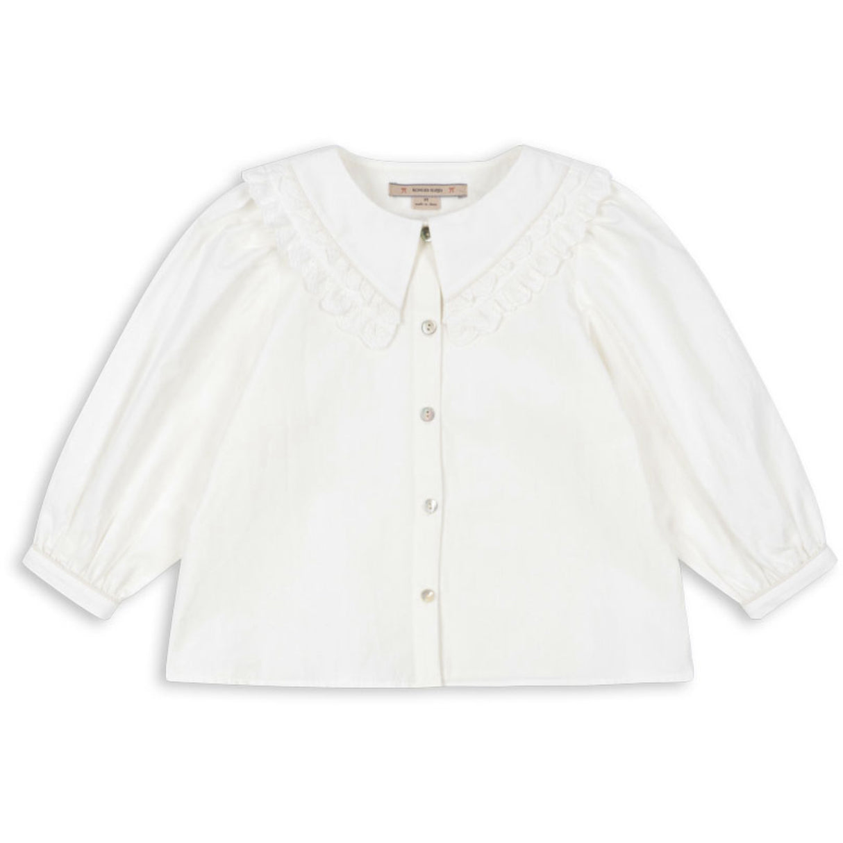 Konges Sløjd Optic White Coeur Collar Shirt Gots