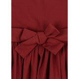 Konges Sløjd Red Dahlia Coeur Collar Dress Gots