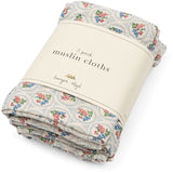 Konges Sløjd Verona Blues 3 Pack Muslin Cloth Gots