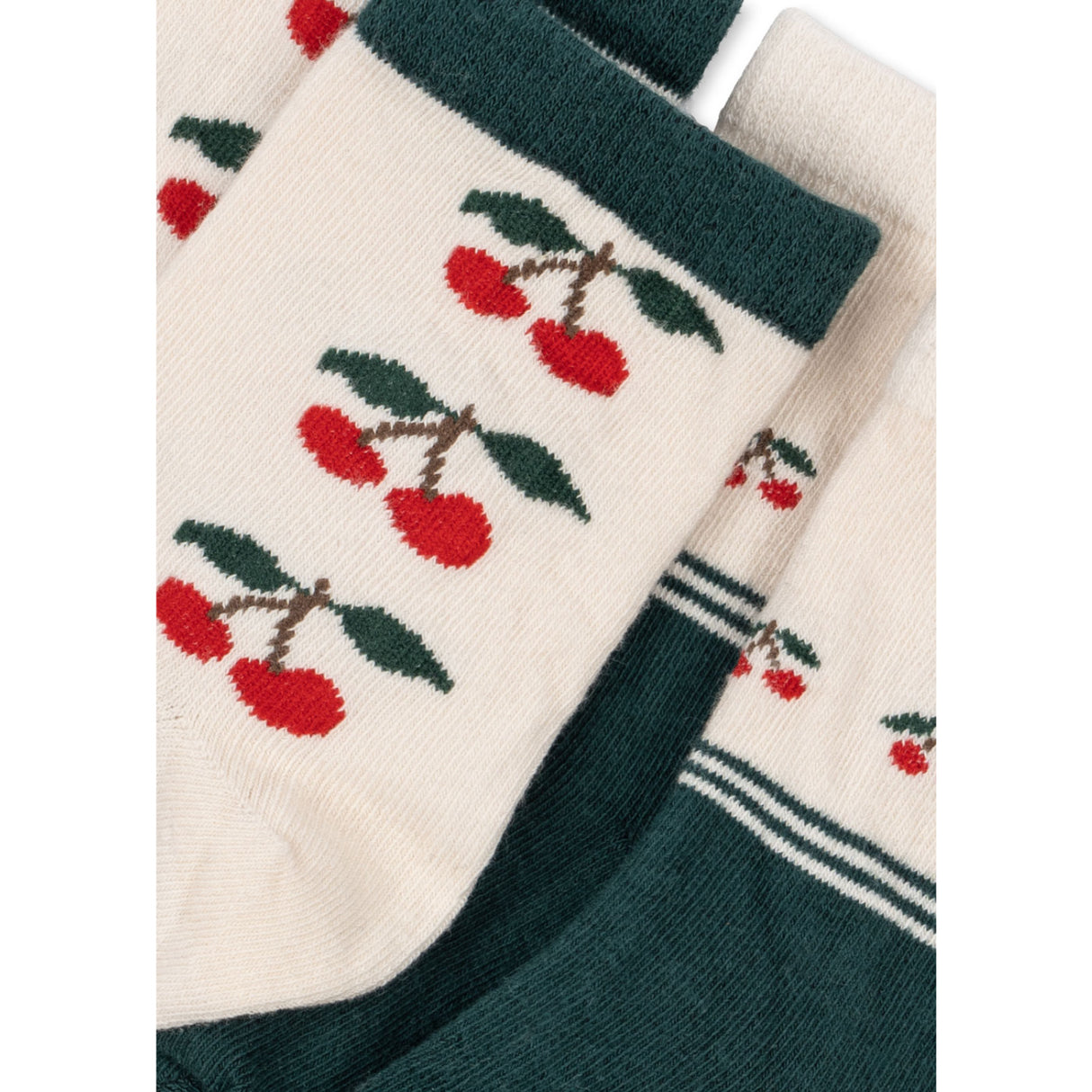 Konges Sløjd Cherry Mix 2 Pack Jaquard Socks