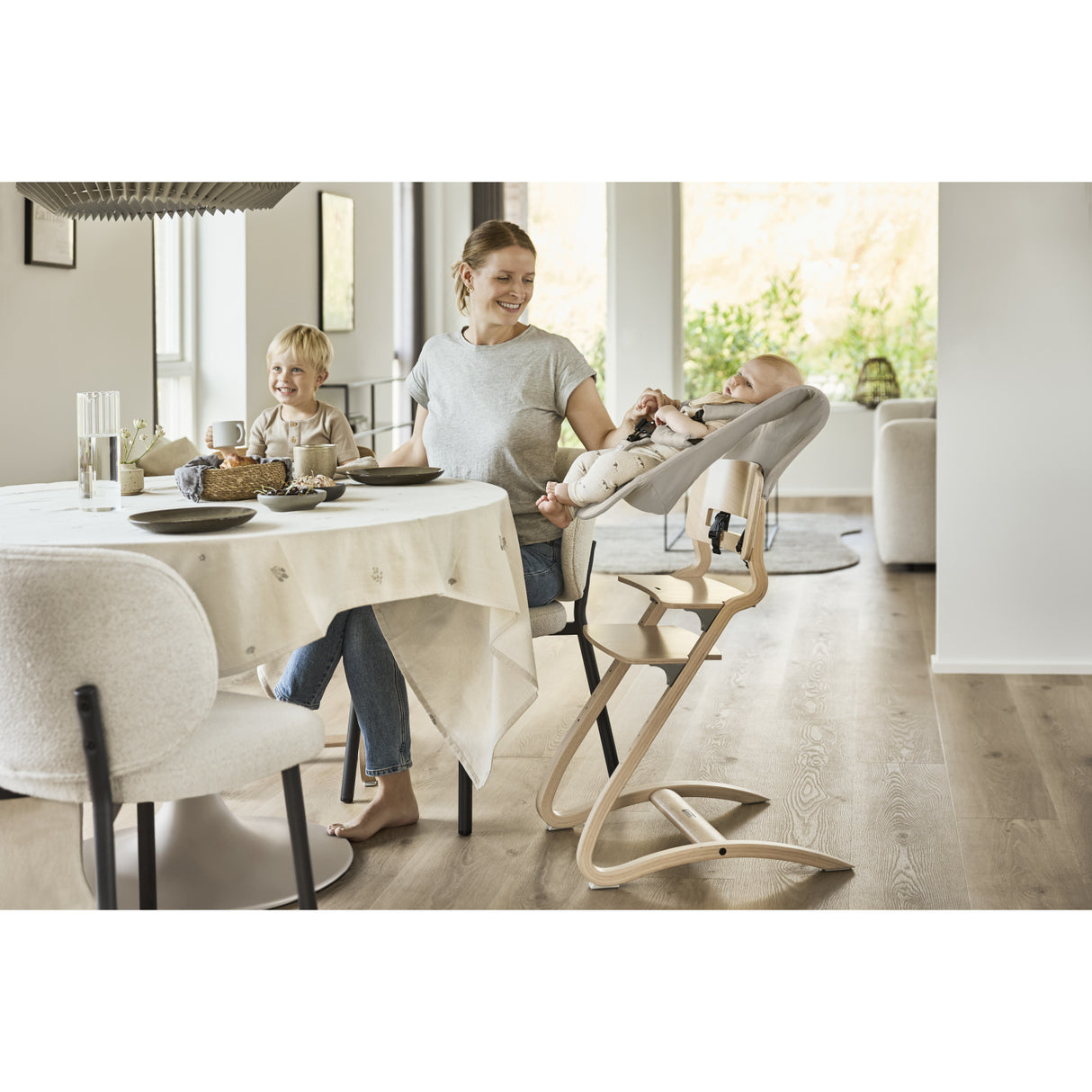 Leander Cappuccino Babyindsats Til Leander Højstol