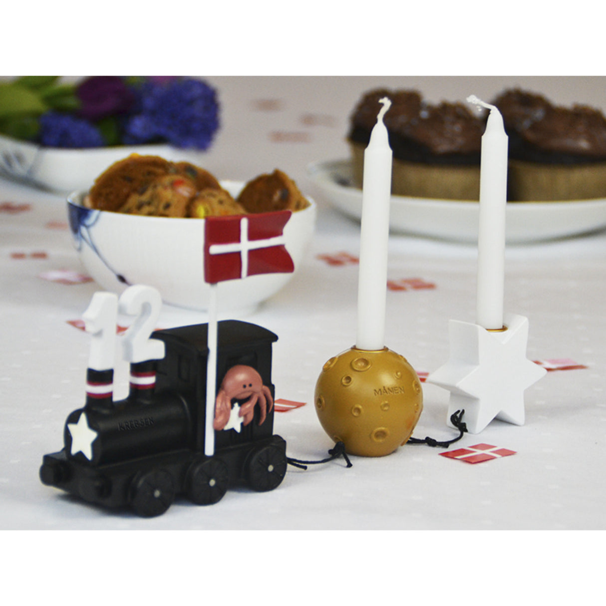 Kids by Friis Krebsen Birthday Train M. Planet Og Stjerne