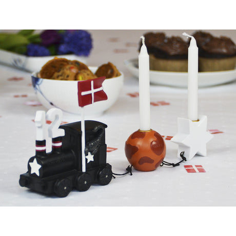 Kids by Friis Skorpionen Birthday Train M. Planet Og Stjerne