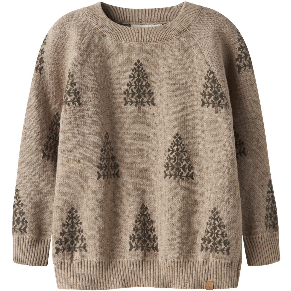 Lil'Atelier Oxford Tan Nmngalto Bob Ls Knit Lil