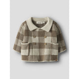 Lil'Atelier Sepia Tint Nbmrobo Ls Loose Knit Card Lil