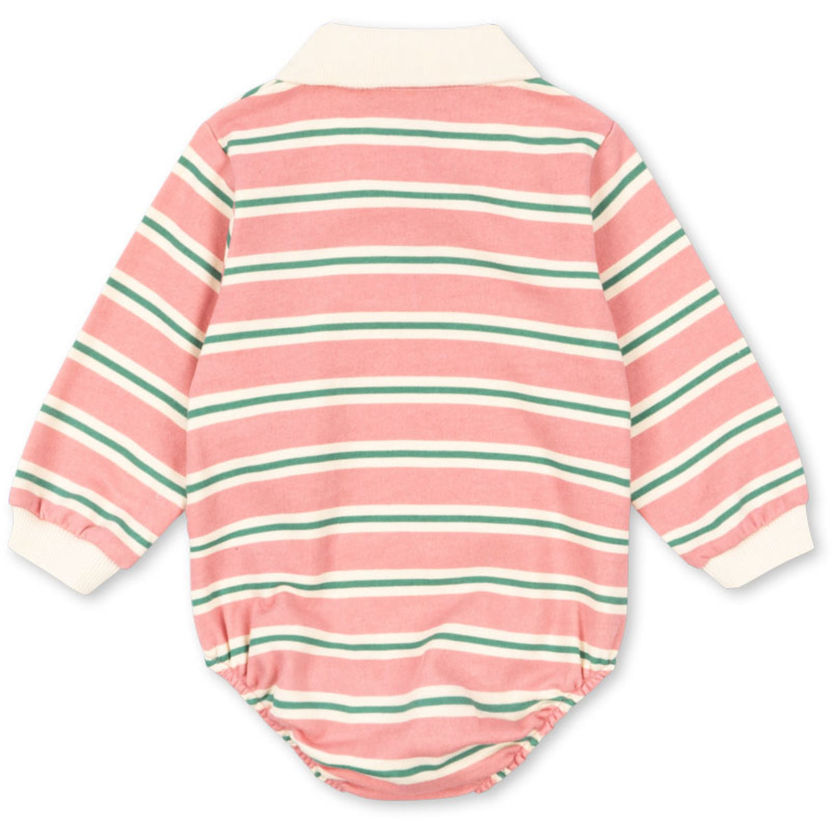 Konges Sløjd Blush Bound Stripe Spotty Ls Romper Gots