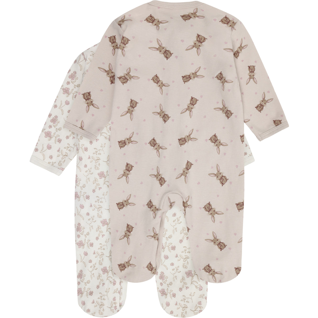 Pippi Violet Ice Nightsuit W/F -Buttons 2-Pack