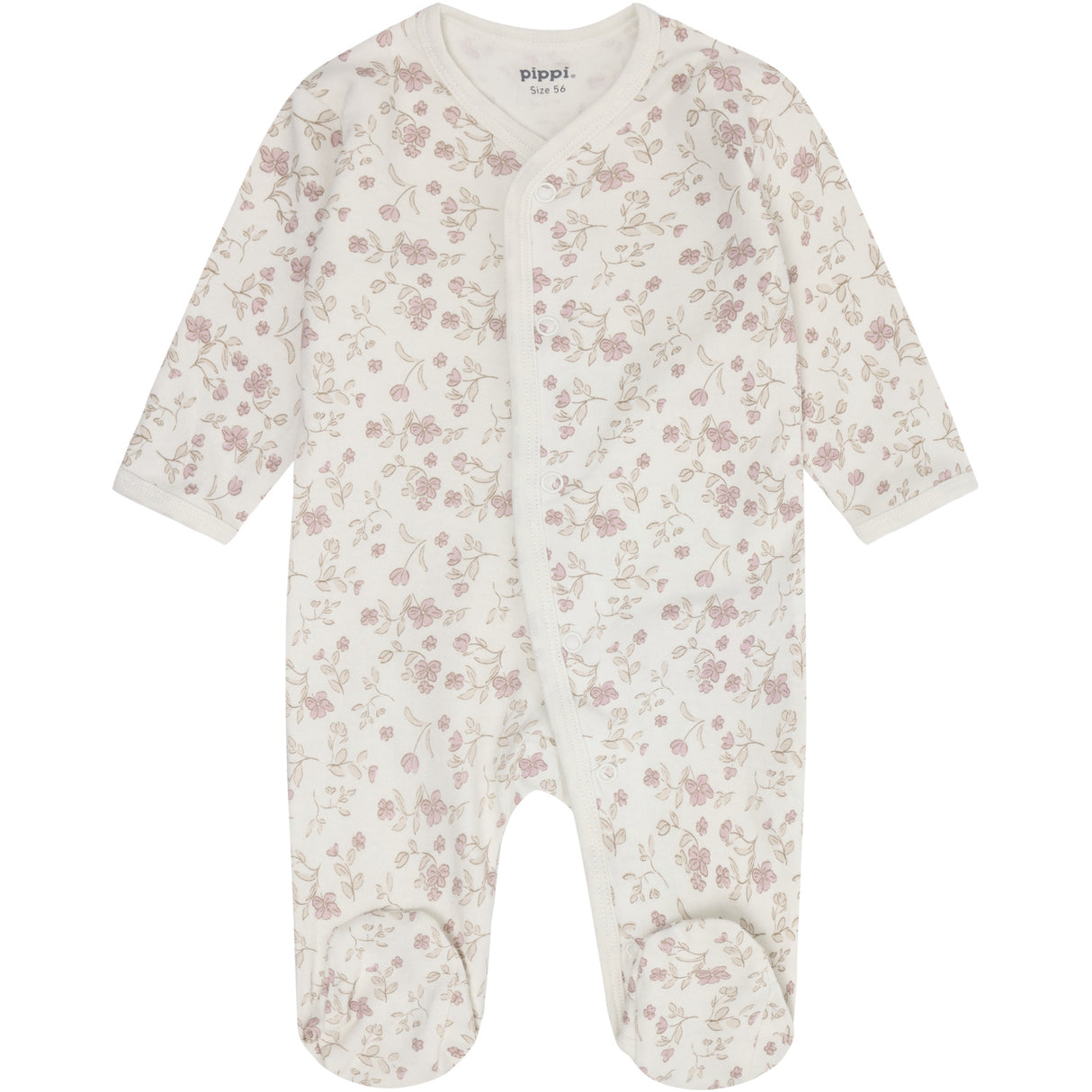 Pippi Violet Ice Nightsuit W/F -Buttons 2-Pack