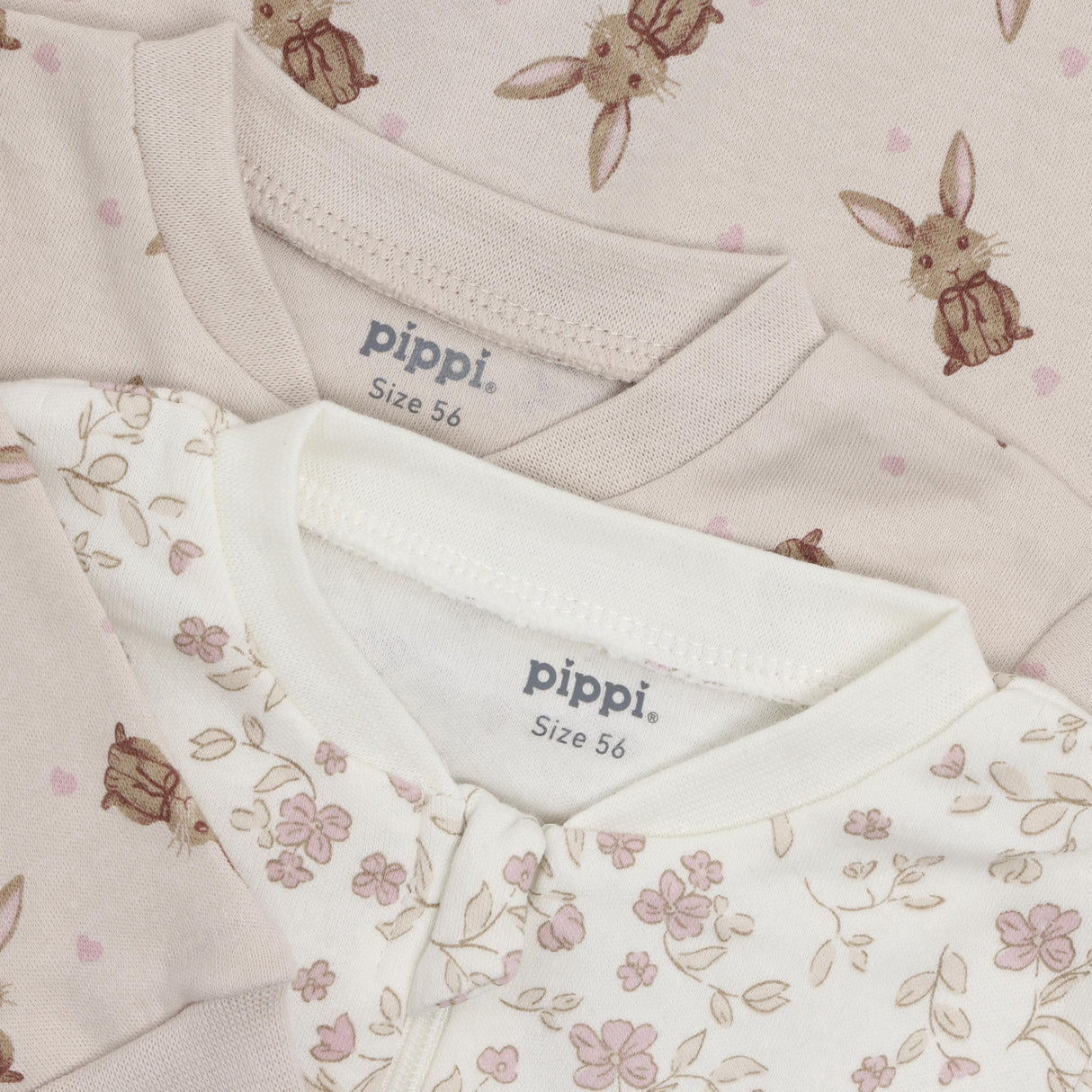 Pippi Violet Ice Nightsuit -Zipper (2-Pack)