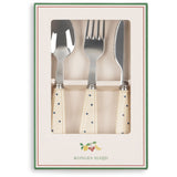 Konges Sløjd Navy Dot Cutlery Set
