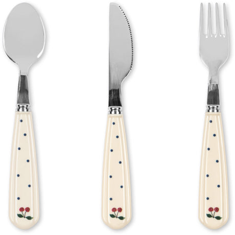 Konges Sløjd Navy Dot Cutlery Set