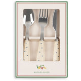 Konges Sløjd Navy Dot Cutlery Set