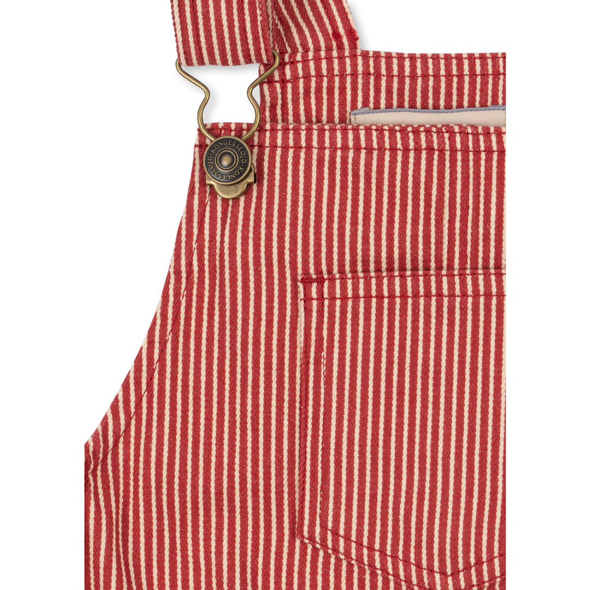 Konges Sløjd Milk Rouge Stripe Luc Spencer Dress Gots