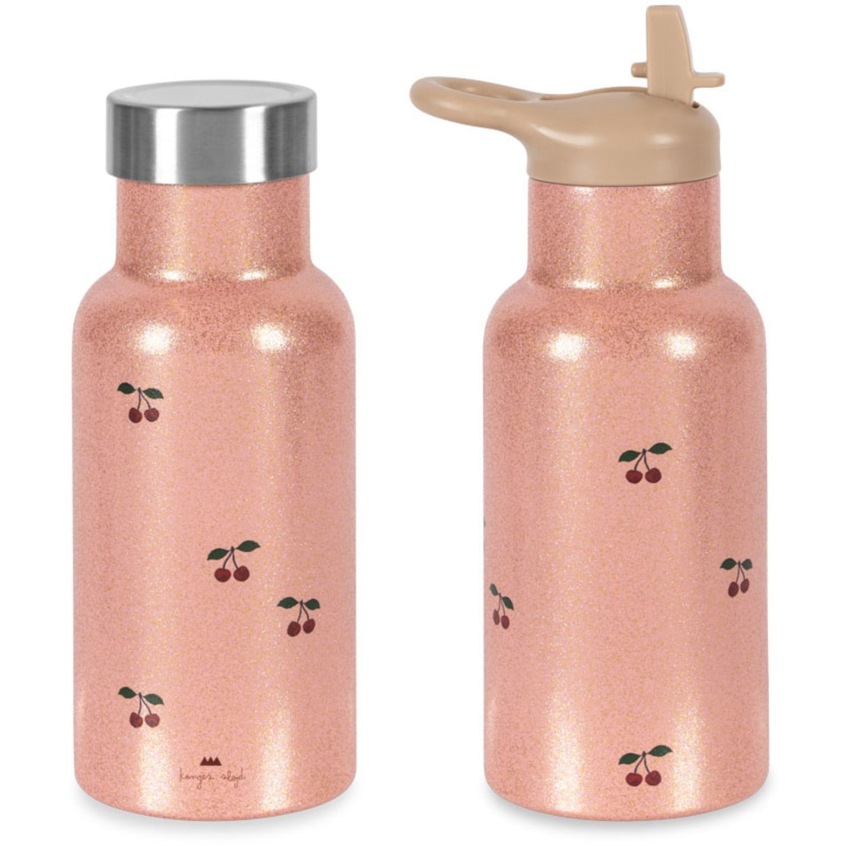 Konges Sløjd Cherry Glitter Glitter Thermo Bottle