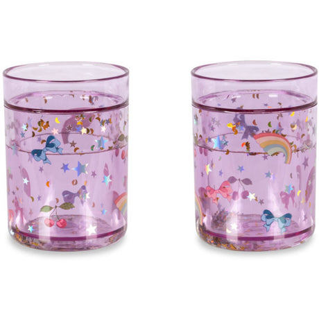 Konges Sløjd Rainbow Twinkle 2 Pack Glitter Cups