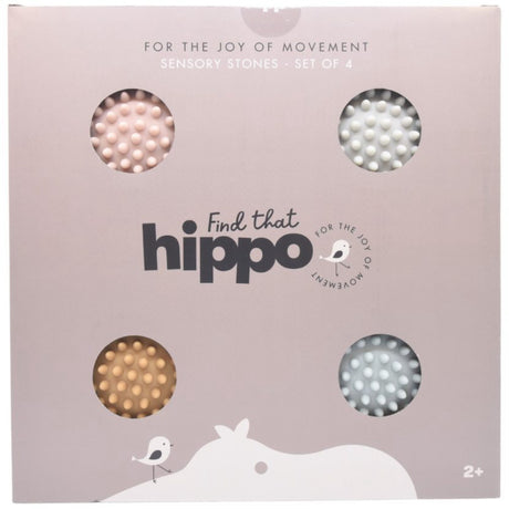 Find that Hippo Sanse-Sten - Set With 4 Stk., Model Sunrise