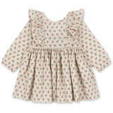 Konges Sløjd Verona Blues Cianna Ls Bow Dress Gots