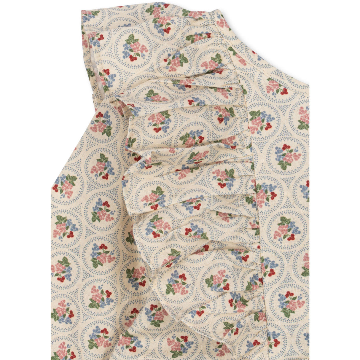 Konges Sløjd Verona Blues Cianna Ls Bow Dress Gots