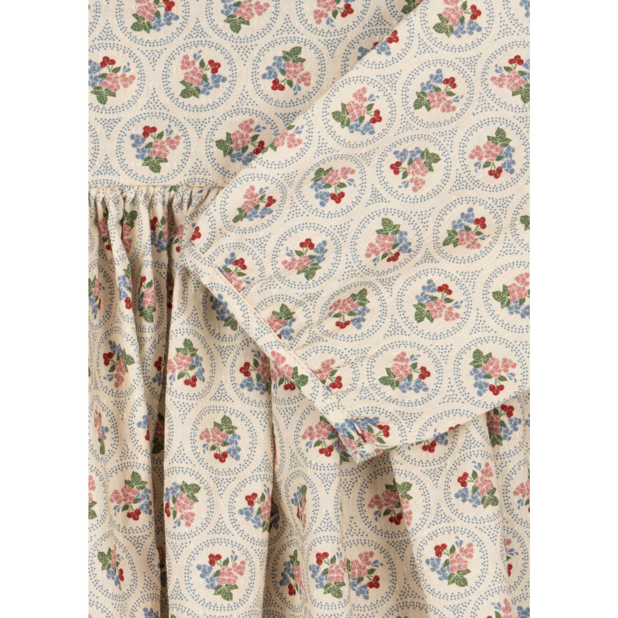 Konges Sløjd Verona Blues Cianna Ls Bow Dress Gots